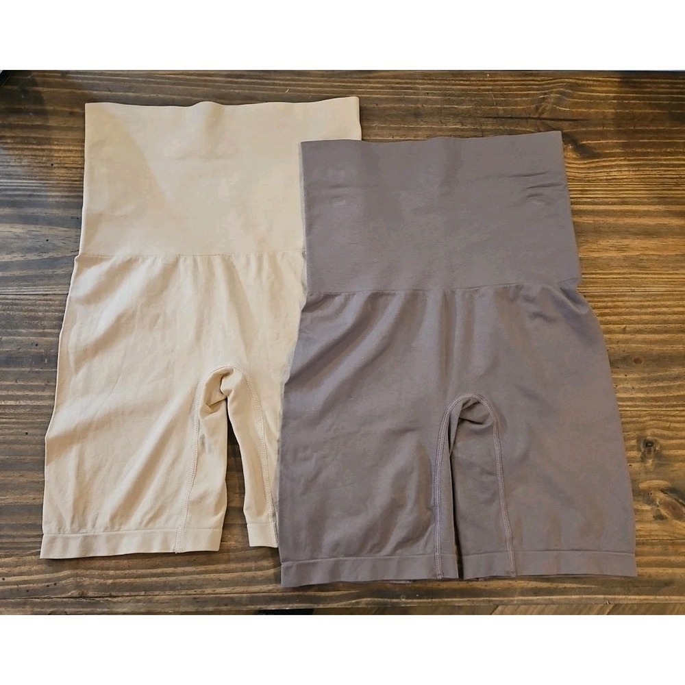 Catherine‎ Malandrino Lg 2 Pack High Waist Thigh Smoothing Undershorts New Int01